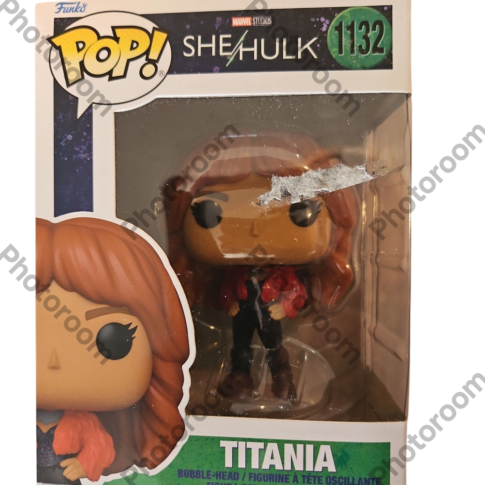 Funko Pop! Marvel She-Hulk Titania Bobblehead 1132 Disney Bubble-Head Action Fig